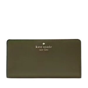 Kate Spade Madison Large Slim Biofold Wallet Seaweed